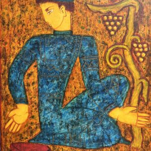 Georgian Man With Grapes